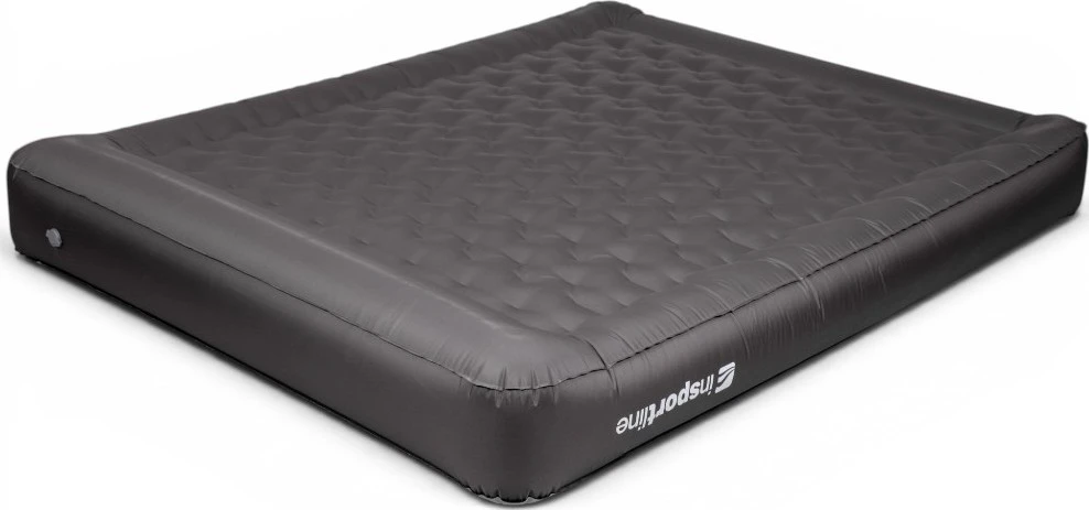 Double Inflatable Mattress inSPORTline Valkon Duo 192x151x22 cm with Built-in Electric Pump