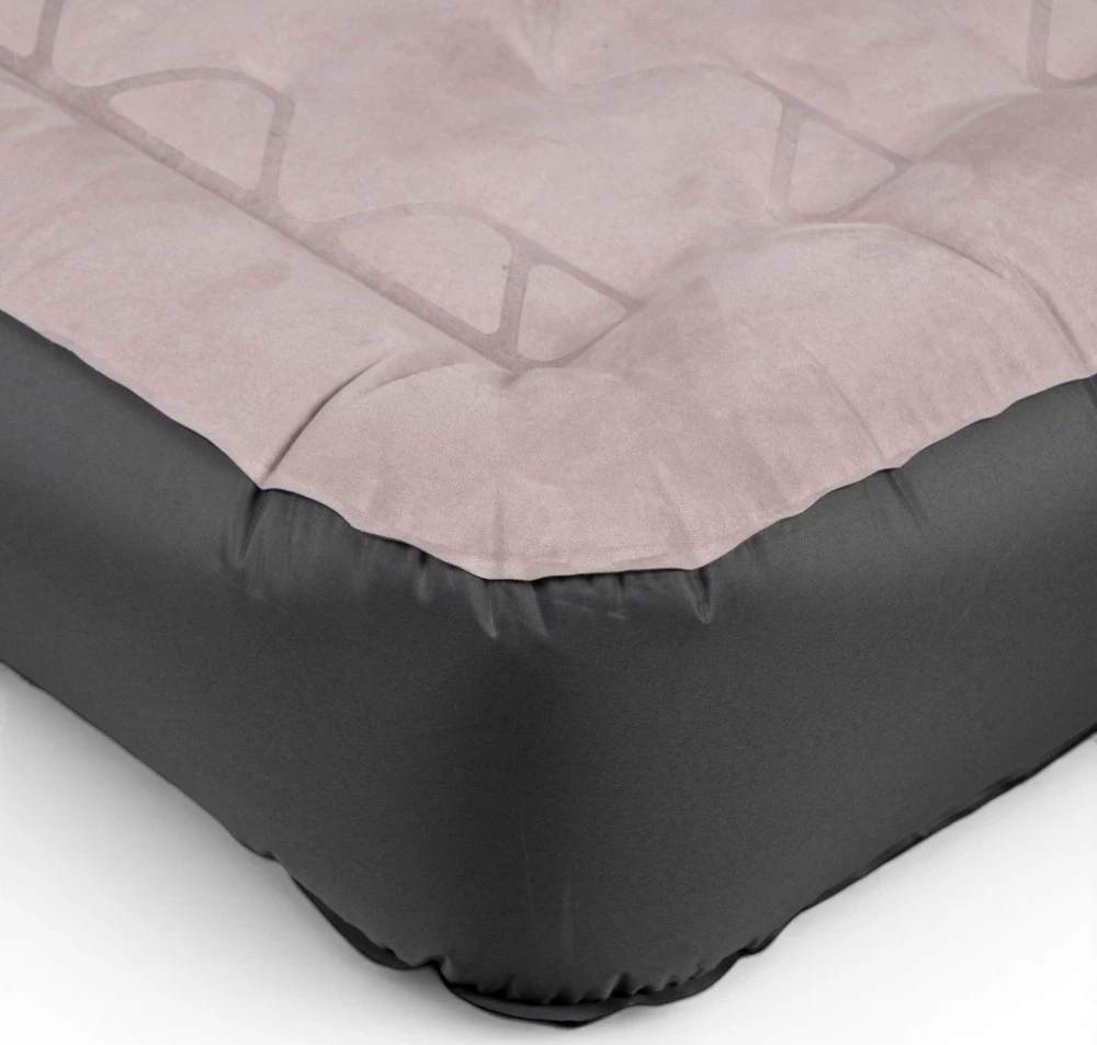 Double Inflatable Mattress inSPORTline Valkon Duo 192x151x22 cm with Built-in Electric Pump
