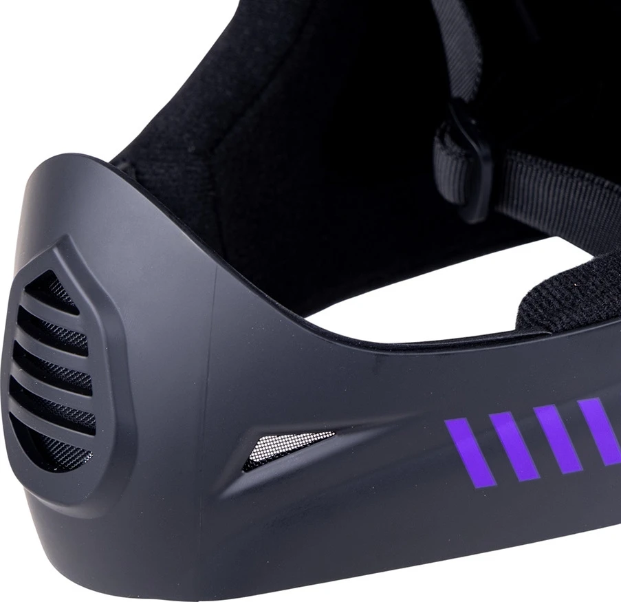 Nusileidimo šalmas W-TEC Campanero Noir Violet