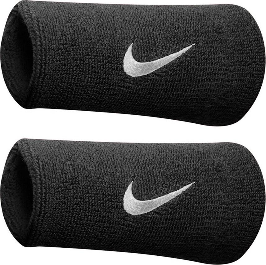 Riešinės sportui plačios Nike Swoosh Doublewide juodos 2vnt. NNN05010 |  Varle.lt