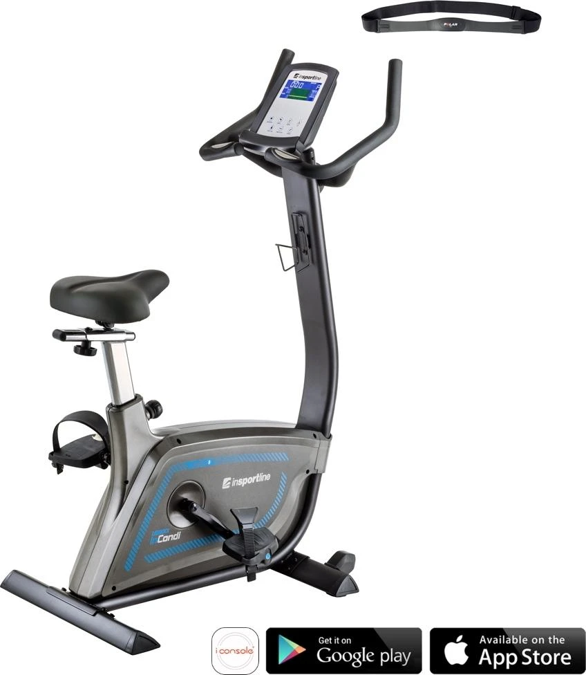 Dviratis treniruoklis inSPORTLine inCondi UB600i PRO (iki 200kg, smagr. 7kg)