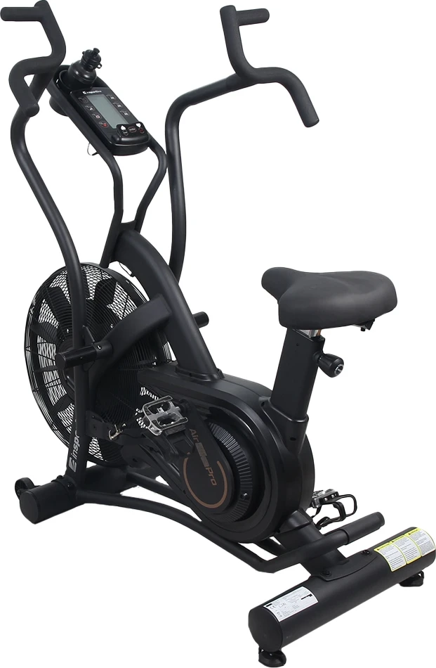 Dviratis treniruoklis su oro pasipriešinimu inSPORTline Airbike PRO (iki 160kg, smagr. 4.8kg)