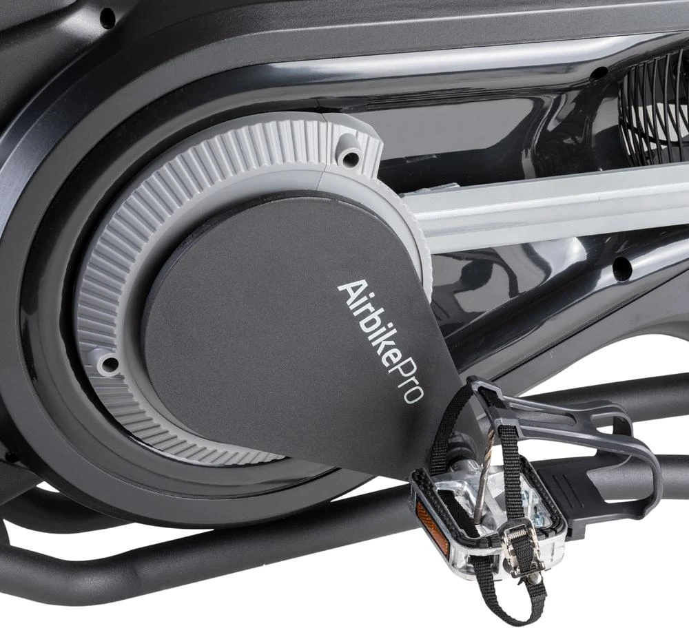 Dviratis treniruoklis su oro pasipriešinimu inSPORTline Airbike PRO (iki 160kg, smagr. 4.8kg)