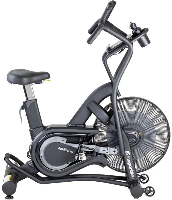 Dviratis treniruoklis su oro pasipriešinimu inSPORTline Airbike PRO (iki 160kg, smagr. 4.8kg)