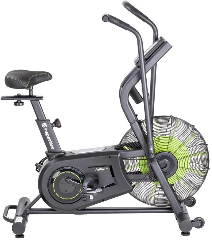 Dviratis treniruoklis su oro pasipriešinimu inSPORTline Airbike Lite (iki 135kg, smagr. 4.6kg)