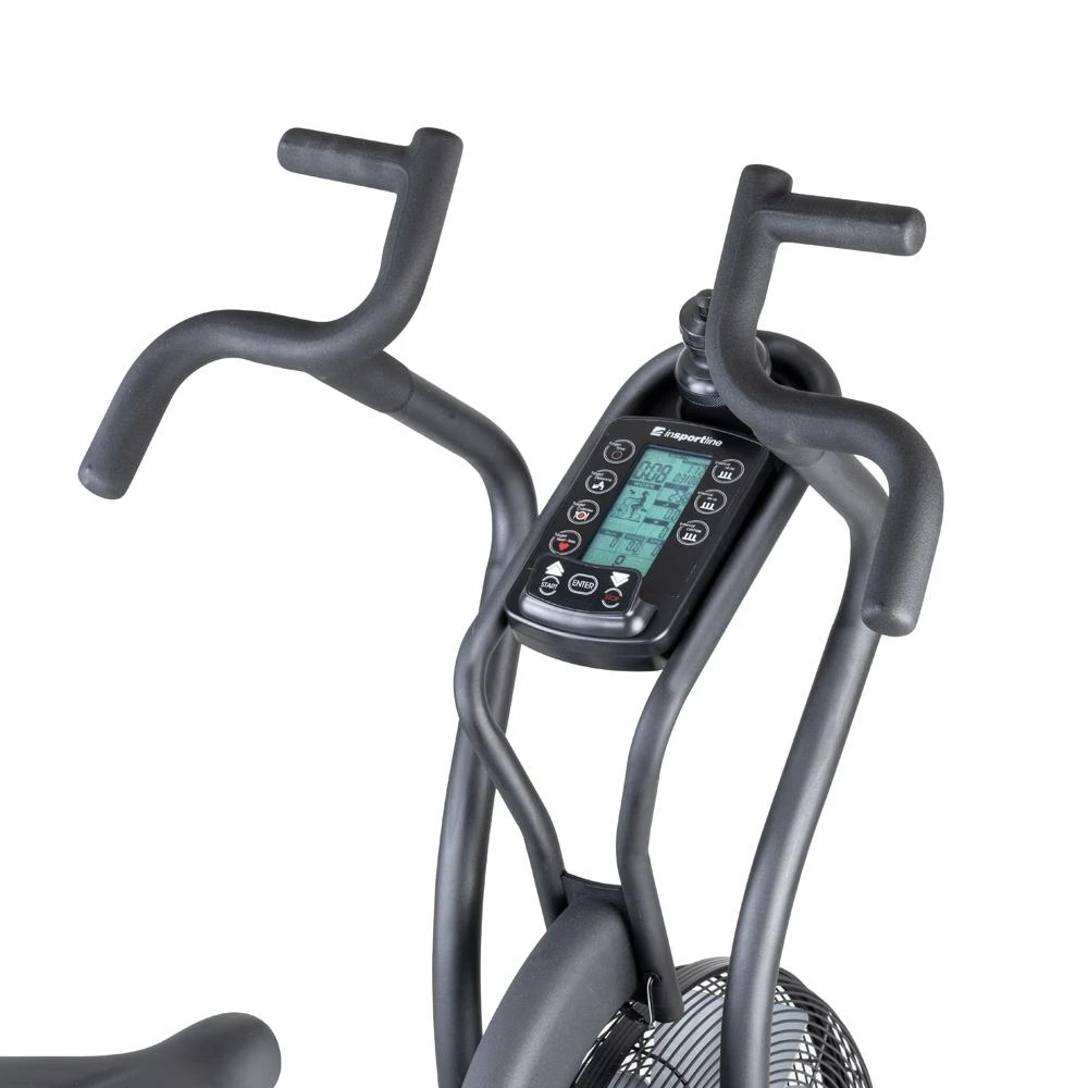 Dviratis treniruoklis su oro pasipriešinimu inSPORTline Airbike PRO (iki 160kg, smagr. 4.8kg)