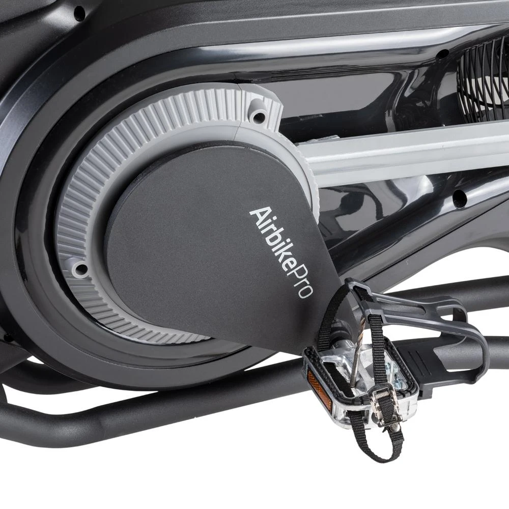 Dviratis treniruoklis su oro pasipriešinimu inSPORTline Airbike PRO (iki 160kg, smagr. 4.8kg)