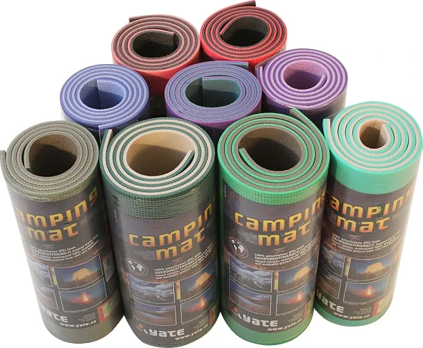 Dvisluoksnis kilimėlis Yate, 12 mm – žalias/juodas