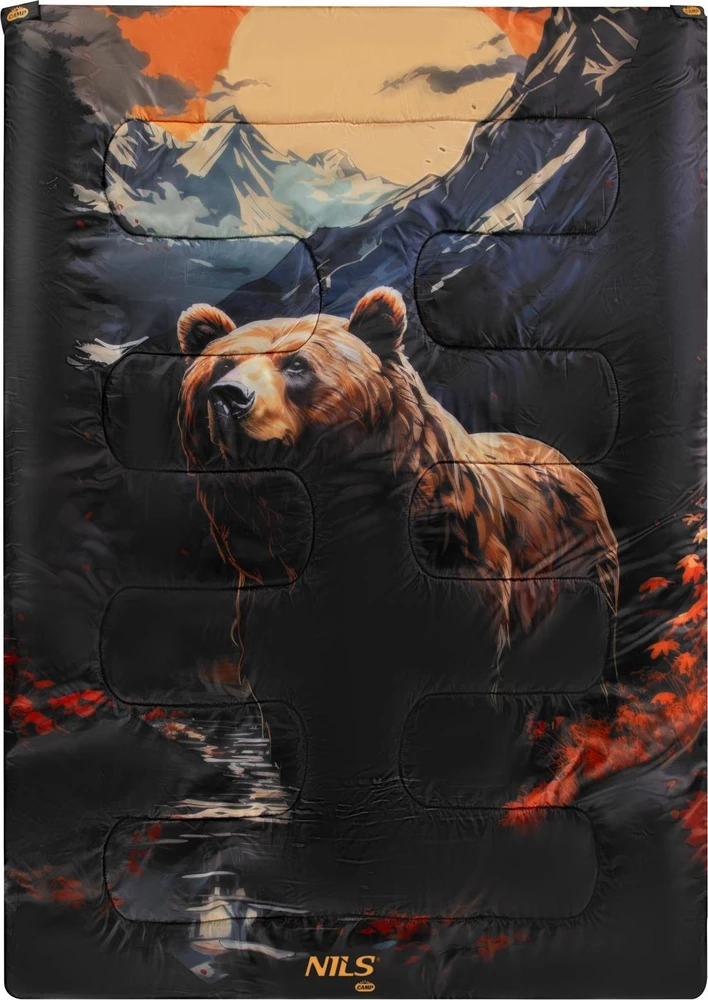 Dvivietis miegmaišis Nils Camp Bear NC3601, 3 viename