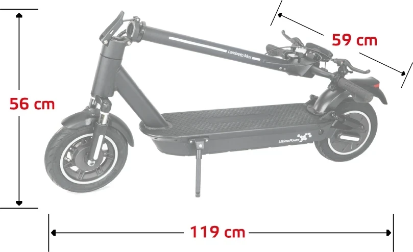 Elektrinis paspirtukas W-TEC Lambreto Max III 700 W 10"