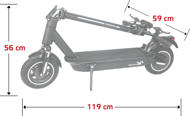 Elektrinis paspirtukas W-TEC Lambreto Max III 700 W 10"