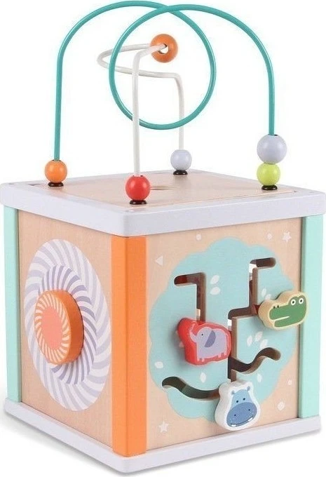 Ecotoys Lavinamasis kubas Eko žaislas - labirintas