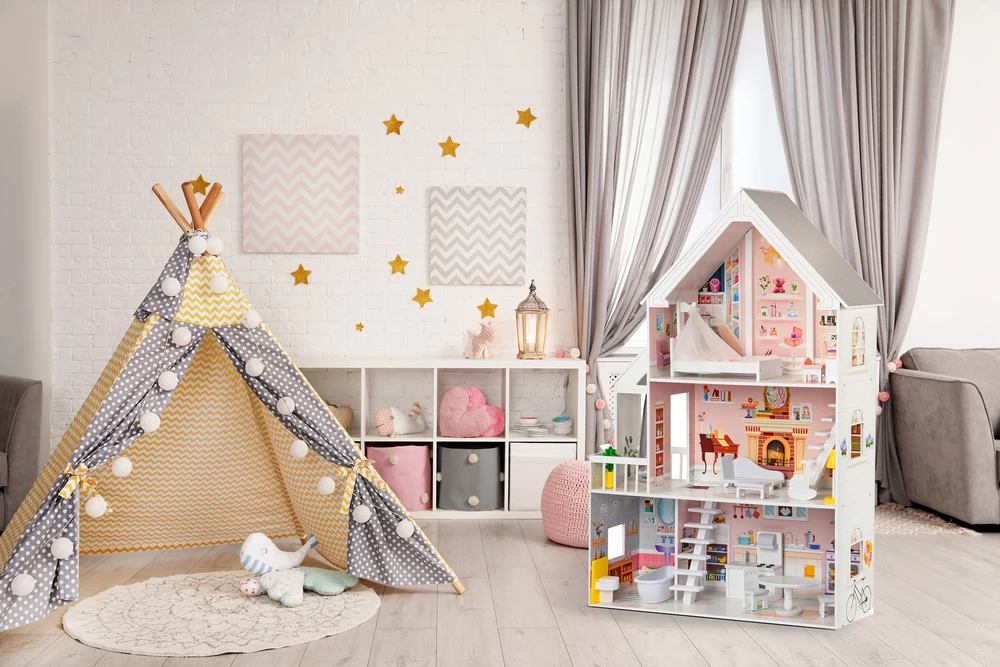 Medinis lėlių namelis XXL Powder Residence ECOTOYS