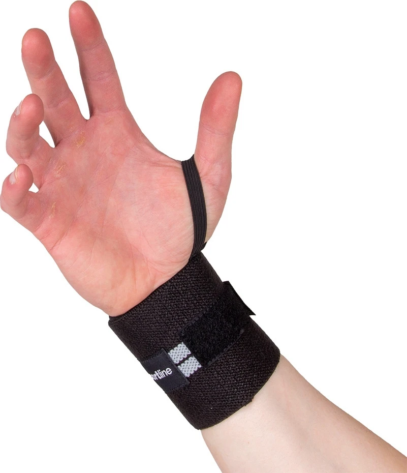 Elastiniai bintai riešams inSPORTline Wristwrap 30x8cm