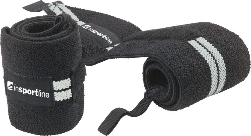 Elastiniai bintai riešams inSPORTline Wristwrap 30x8cm