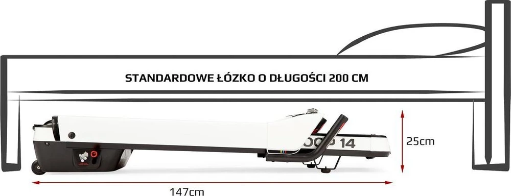 Elektrinis bėgimo takelis HMS LOOP14