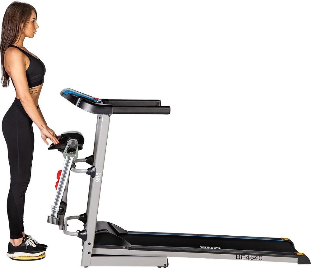 Elektrinis bėgimo takelis su masažuokliu One Fitness BE4540