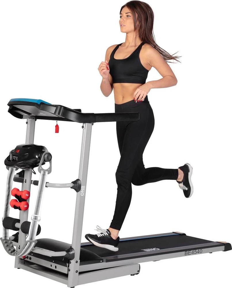 Elektrinis bėgimo takelis su masažuokliu One Fitness BE4540