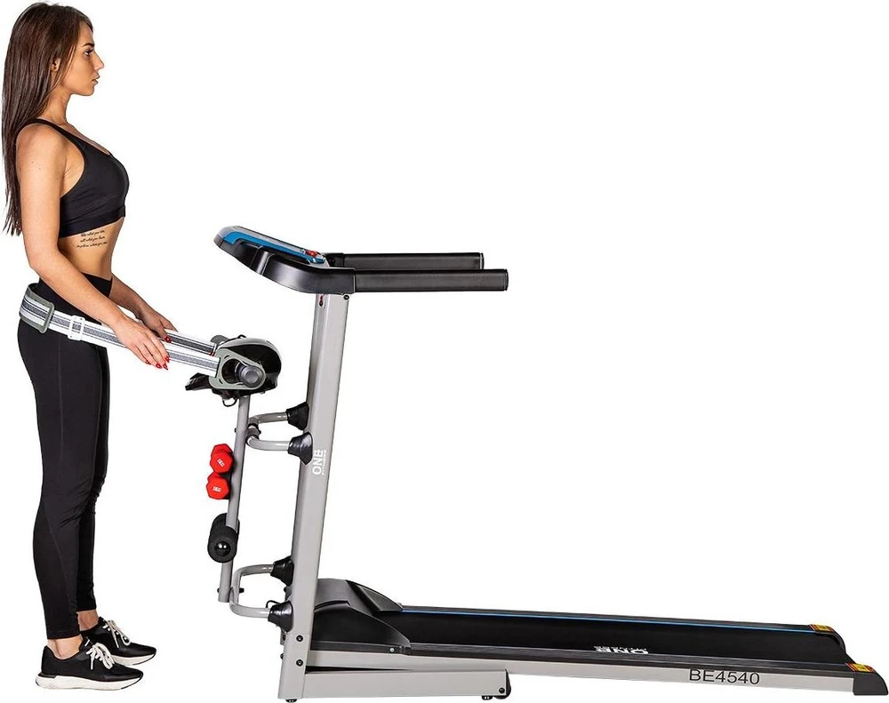 Elektrinis bėgimo takelis su masažuokliu One Fitness BE4540