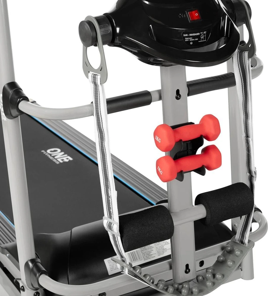 Elektrinis bėgimo takelis su masažuokliu One Fitness BE4540