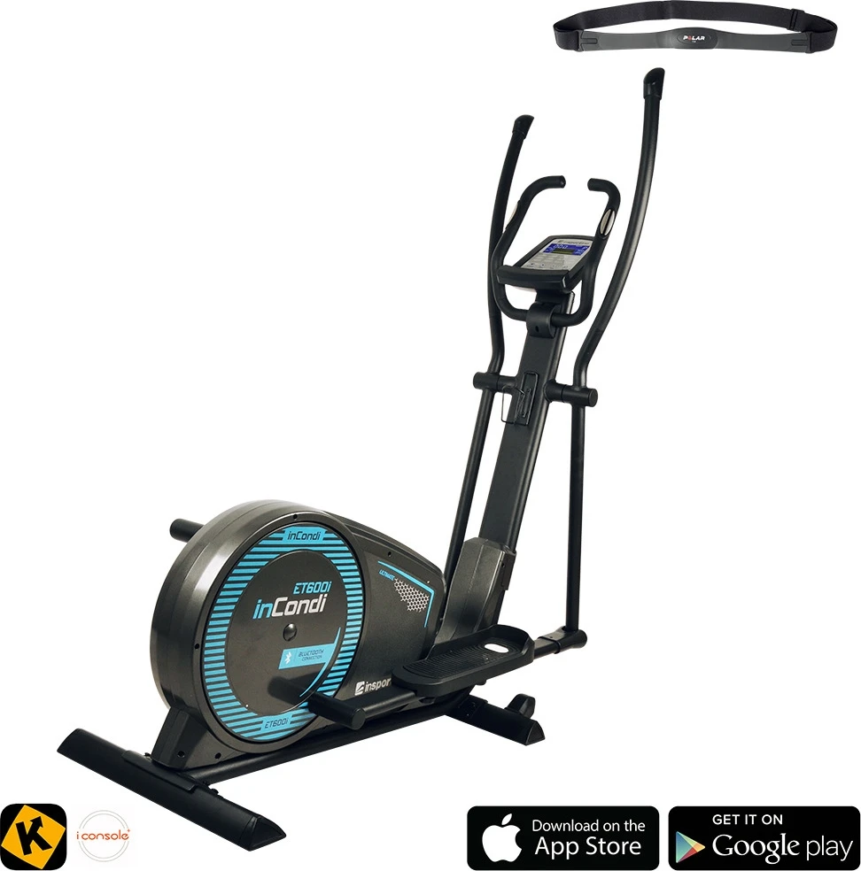 Elipsinis treniruoklis inSPORTline inCondi ET600i PRO (iki 200kg, smagr. 8kg)