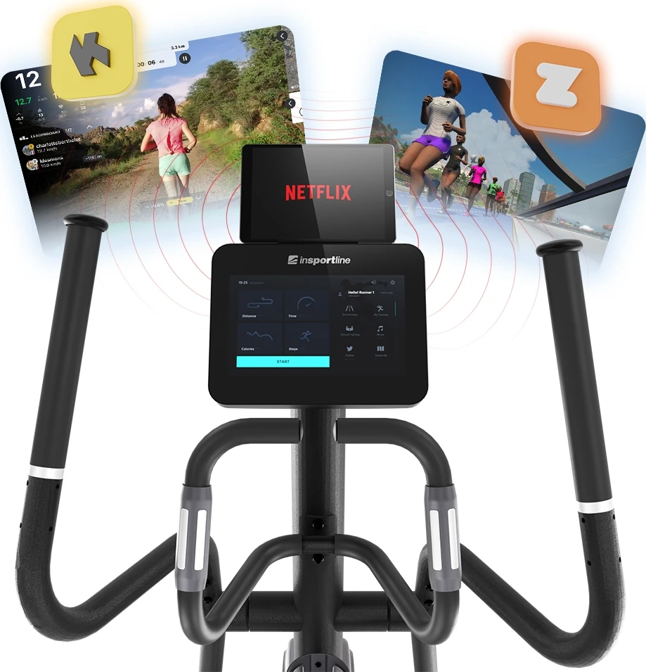 Elipsinis treniruoklis inSPORTline ZenStride 600