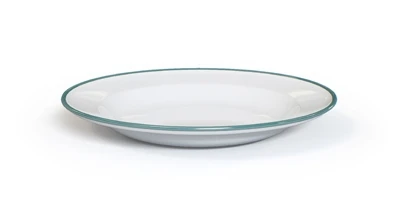 Emaliuota lėkštė Origin Outdoors Ocean, 26 cm, balta