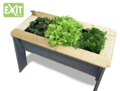 EXIT Aksent Kids Planter Table L Table planter Freestanding Wood Pilkas Outdoor