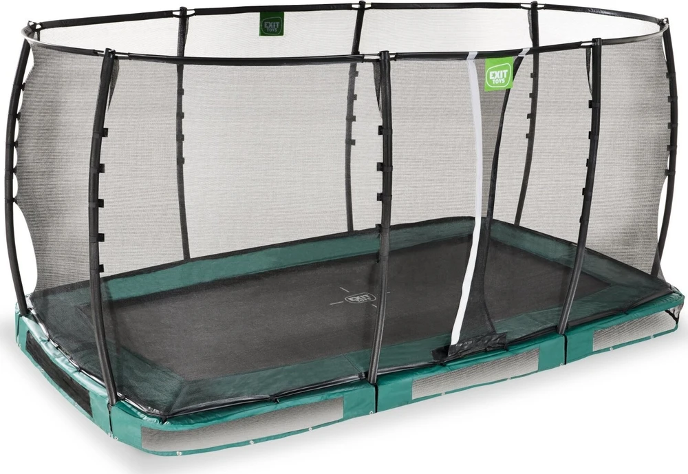 EXIT Allure Premium įleidžiamas batutas 244x427 cm – žalias