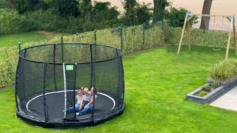 EXIT Allure Premium įleidžiamas batutas ø366 cm – juodas
