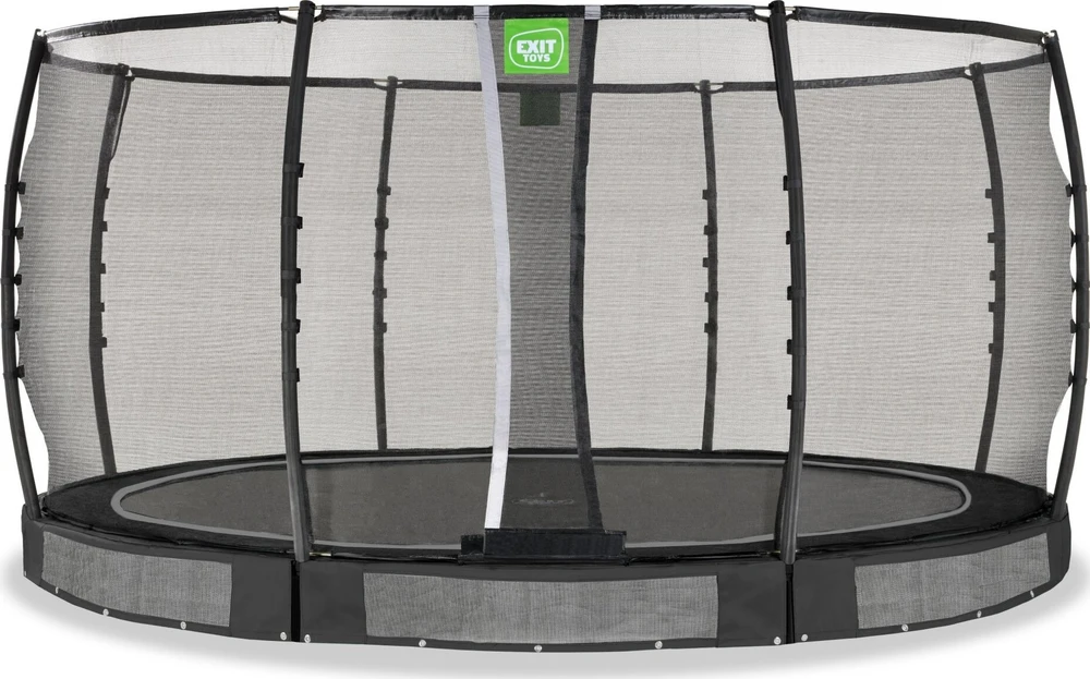 Įleidžiamas batutas EXIT Allure Premium ø427 cm, juodas