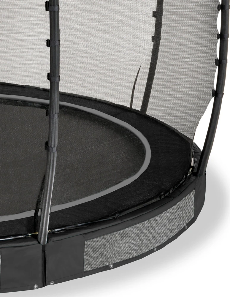 Įleidžiamas batutas EXIT Allure Premium ø427 cm, juodas