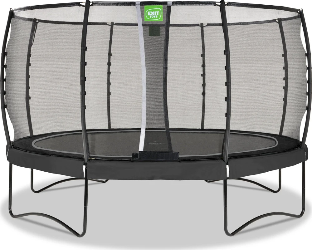 Batutas EXIT Allure Premium ø427 cm su apsauginiu tinklu, juodas