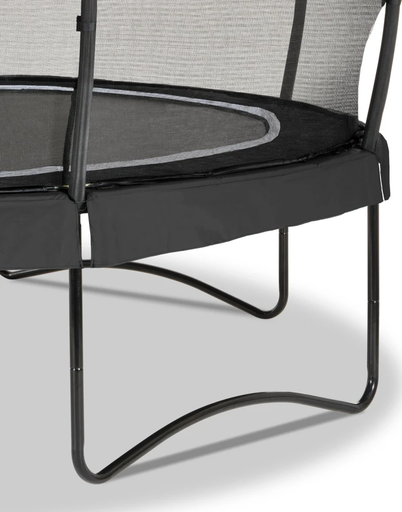 Batutas EXIT Allure Premium ø427 cm su apsauginiu tinklu, juodas