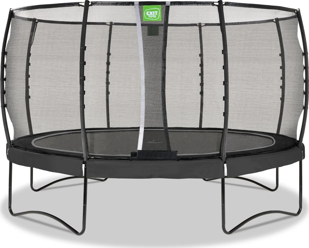 Batutas EXIT Allure Premium ø427 cm su apsauginiu tinklu, juodas