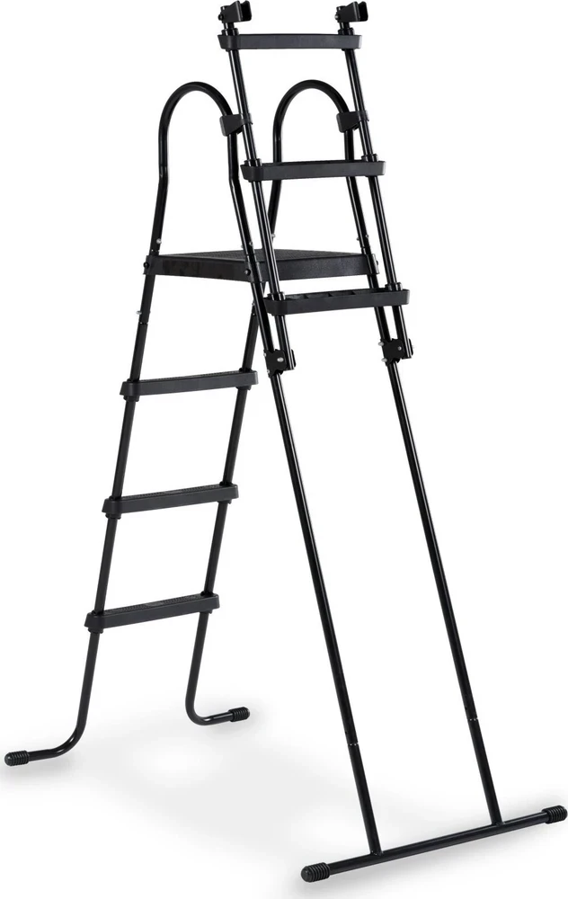 EXIT baseino kopėčios 108–122 cm rėmo aukščiui, juodos
