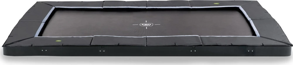 Įleidžiamas sporto batutas EXIT Dynamic 244x427 cm, juodas