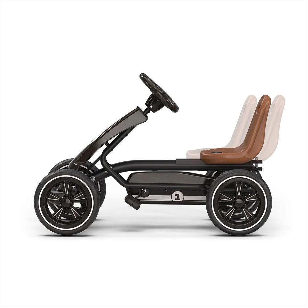 EXIT Foxy Pedal Go-Kart - Espresso Juodas