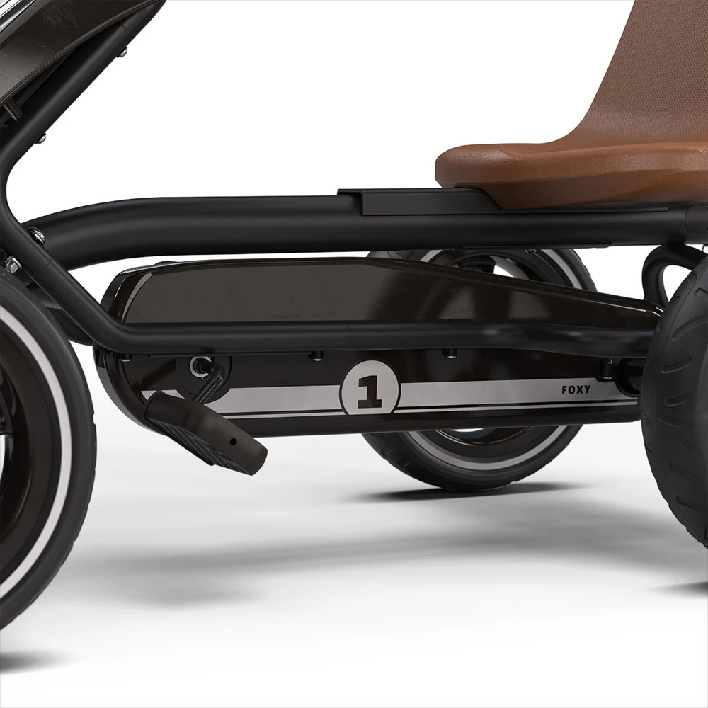 EXIT Foxy Pedal Go-Kart - Espresso Juodas