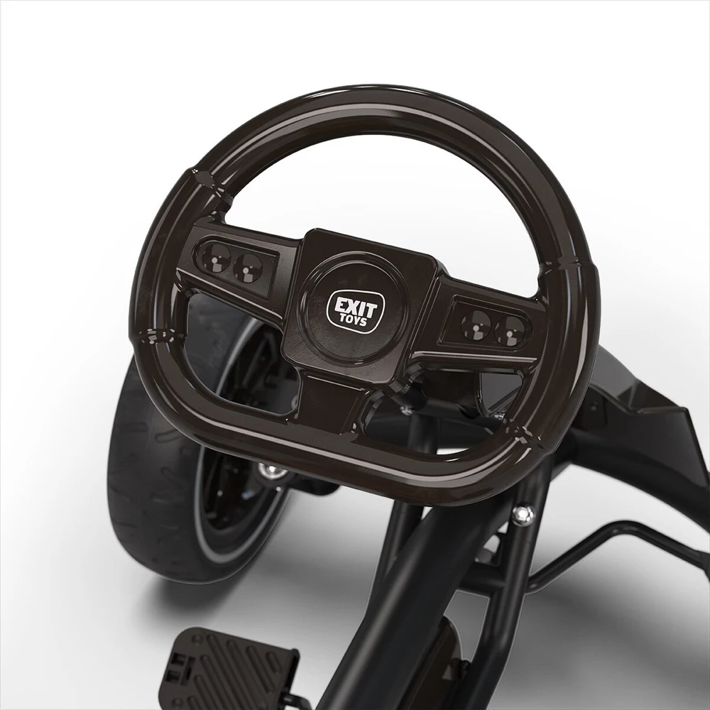 EXIT Foxy Pedal Go-Kart - Espresso Juodas