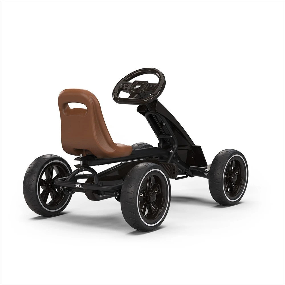 EXIT Foxy Pedal Go-Kart - Espresso Juodas