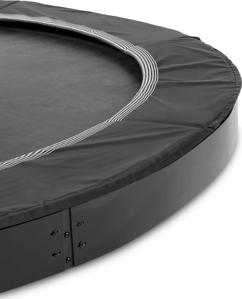 EXIT InTerra įleidžiamas į žemę sportinis batutas ø427 cm, juodas