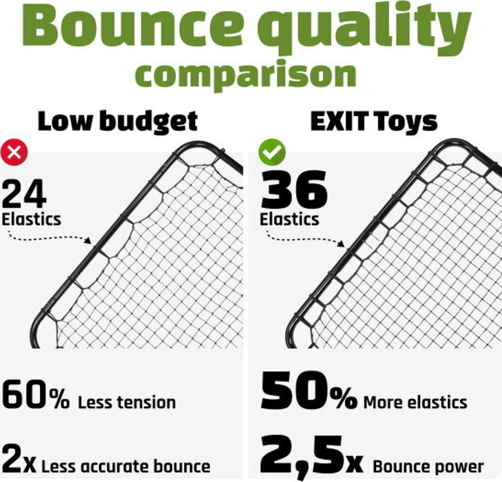 EXIT Kickback multi-sport rebounder L 124x124cm