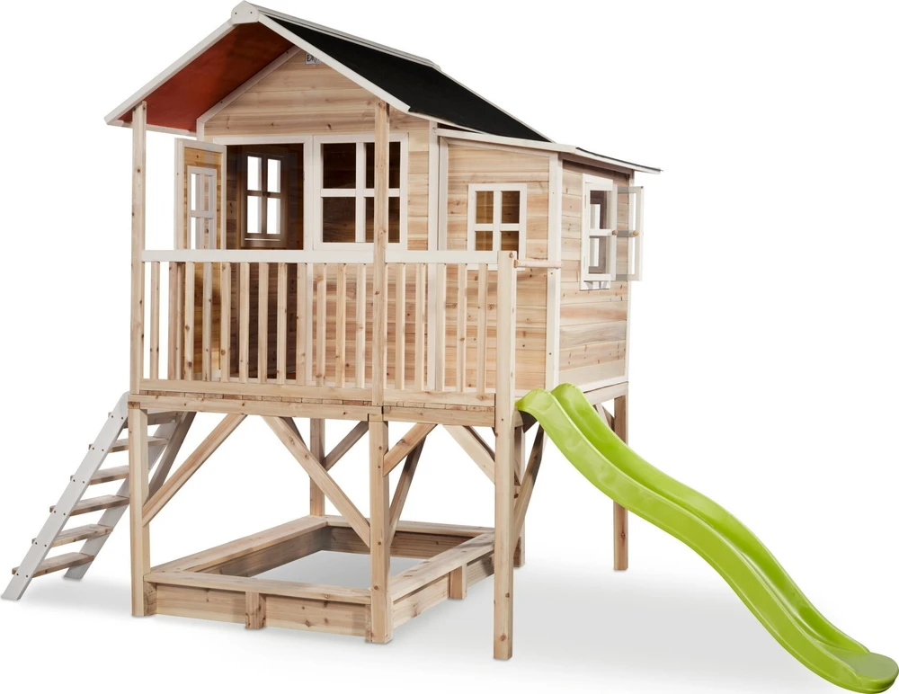 EXIT Loft 550 medinis žaidimų namelis – natūralus