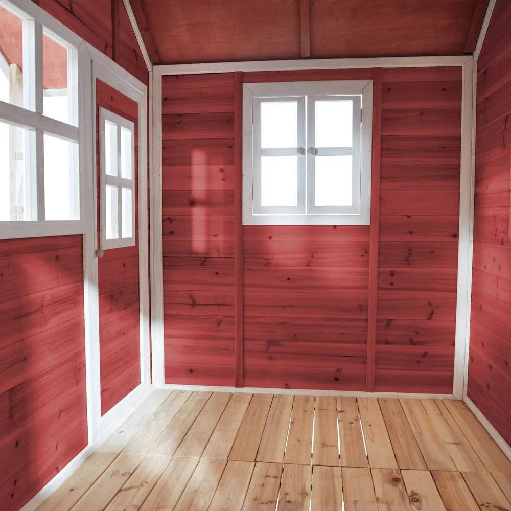 Mediniai žaidimų nameliai EXIT Loft 750 - raudoni