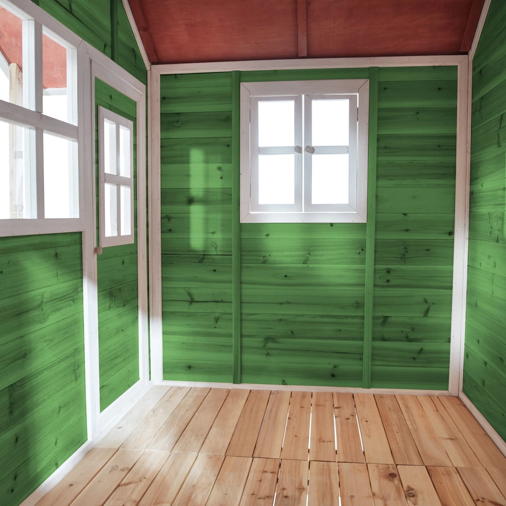 Medinis žaidimų namelis EXIT Loft 750, žalias