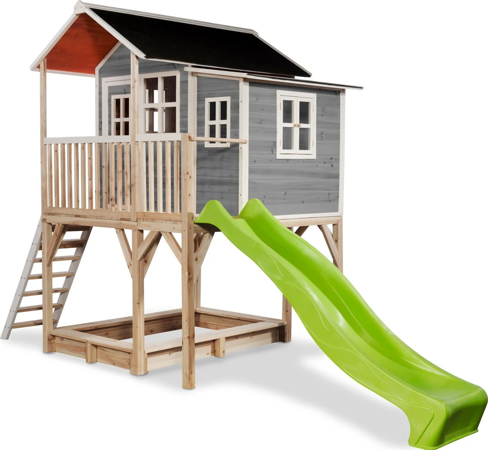 EXIT Loft 750 medinis žaidimų namelis – pilkas