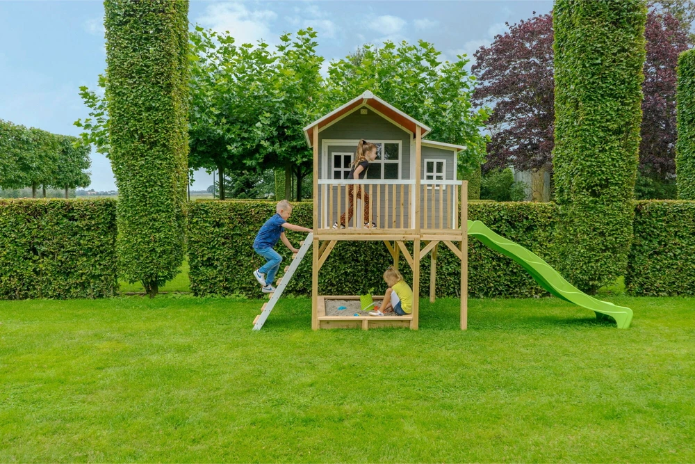 EXIT Loft 750 medinis žaidimų namelis – pilkas