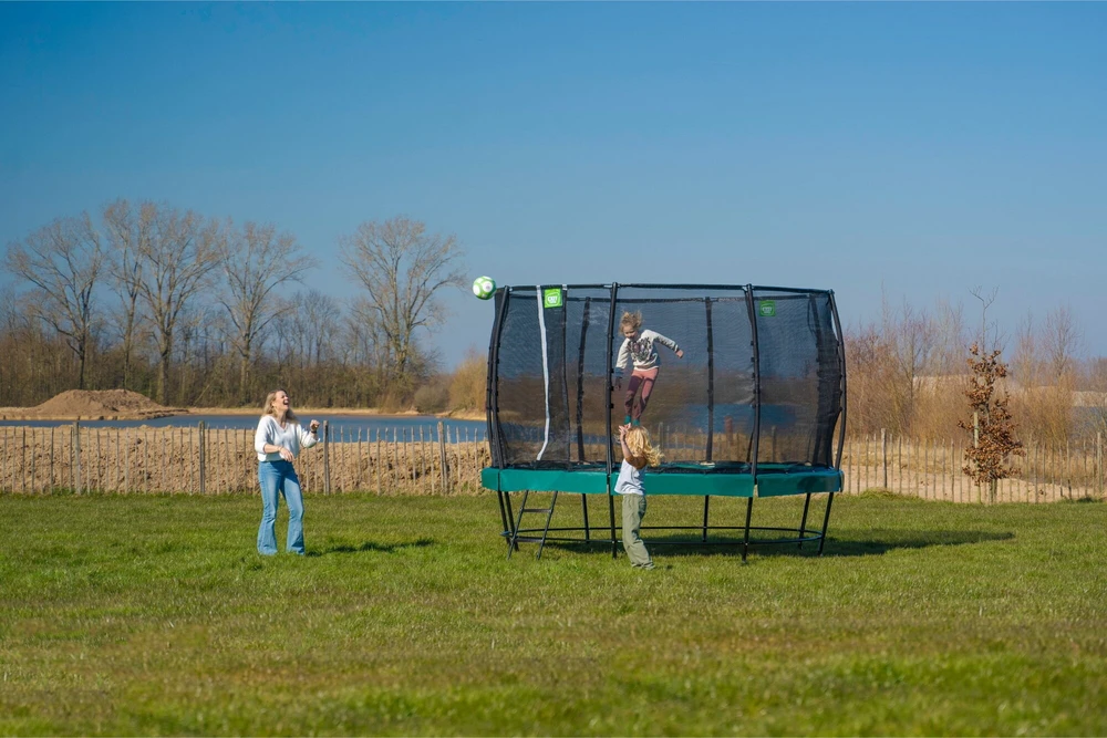 Batutas EXIT Lotus Premium ø427 cm, žalias