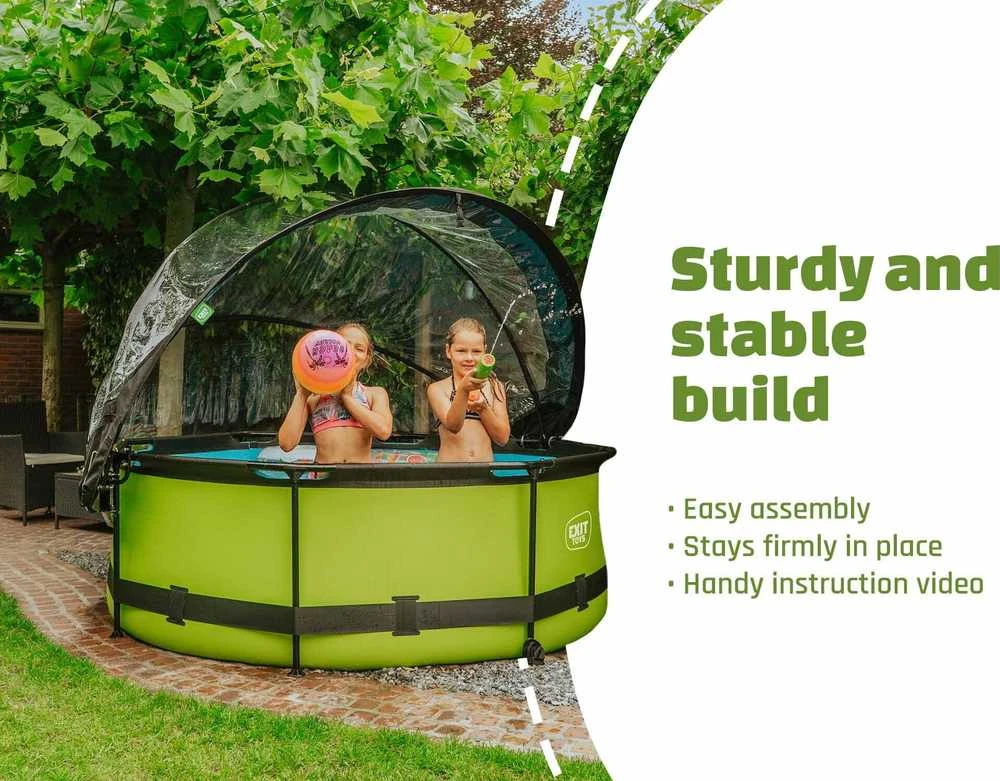 EXIT pool dome ECO ø244cm - universal (also for Intex/Bestway)